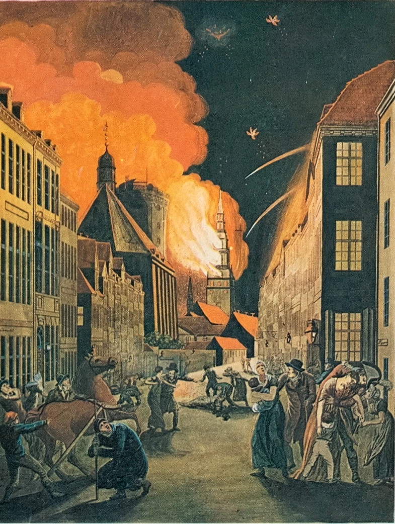 Il terribile bombardamento di Copenaghen